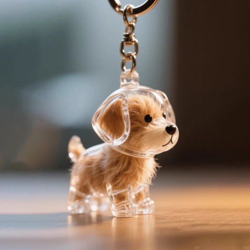 Carry Your Pet’s Fur Forever – Cute Keepsake Keychain 🐾