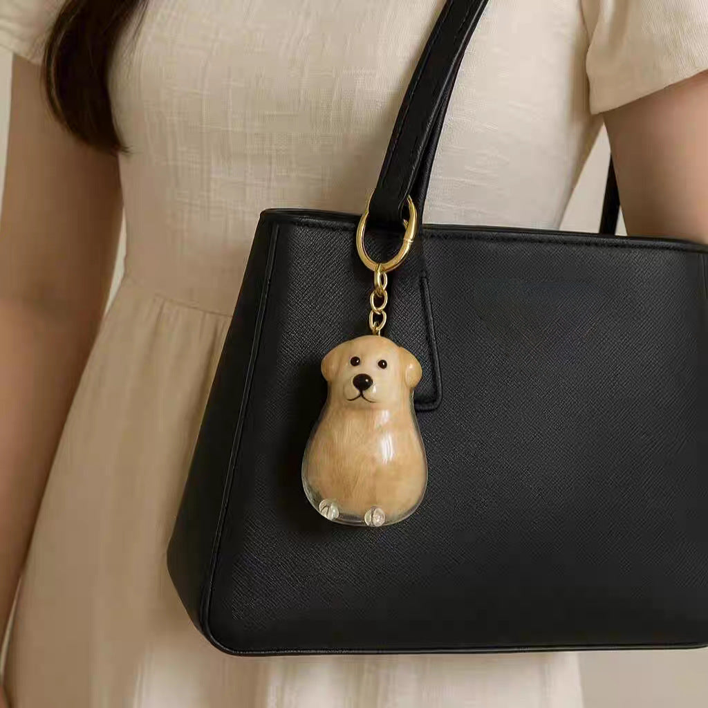 Carry Your Pet’s Fur Forever – Cute Keepsake Keychain 🐾