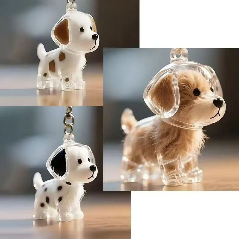 Carry Your Pet’s Fur Forever – Cute Keepsake Keychain 🐾