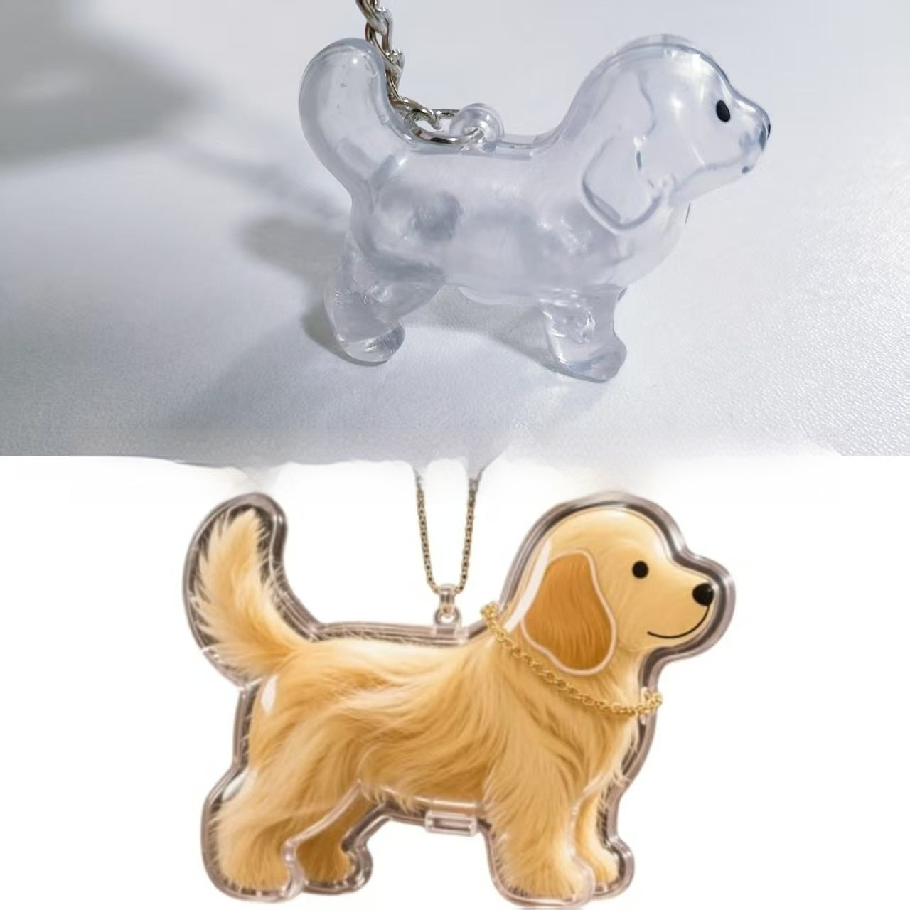 Carry Your Pet’s Fur Forever – Cute Keepsake Keychain 🐾