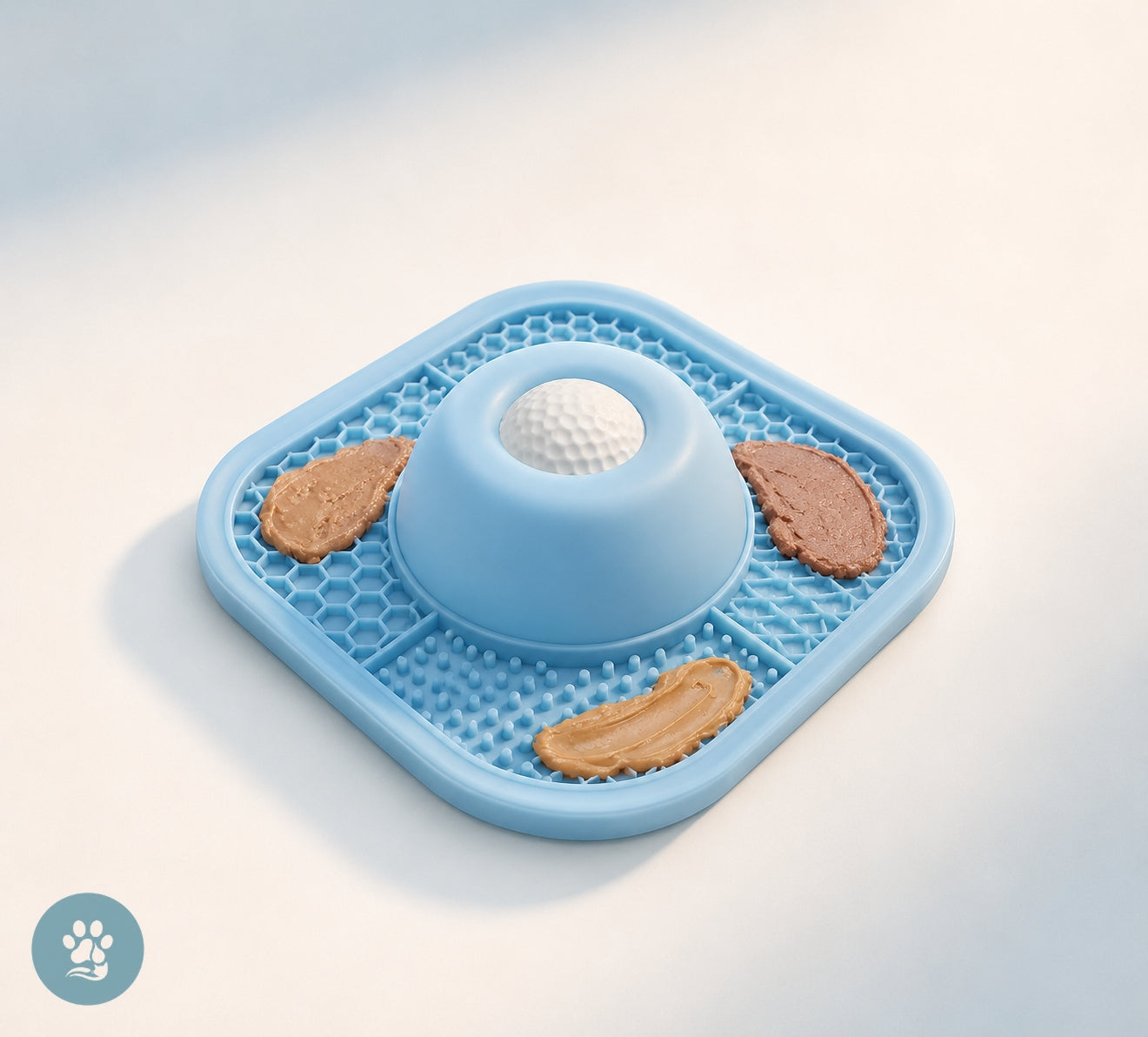 Slow Feeder Dog & Cat Bowl — Anti-Gulping Puzzle Feeding Mat, Reduces Bloat