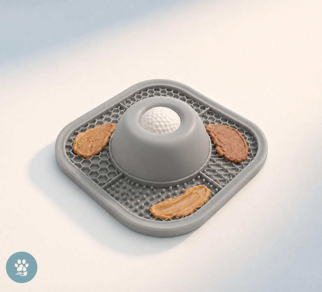 Slow Feeder Dog & Cat Bowl — Anti-Gulping Puzzle Feeding Mat, Reduces Bloat