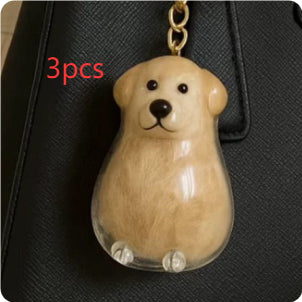 Carry Your Pet’s Fur Forever – Cute Keepsake Keychain 🐾