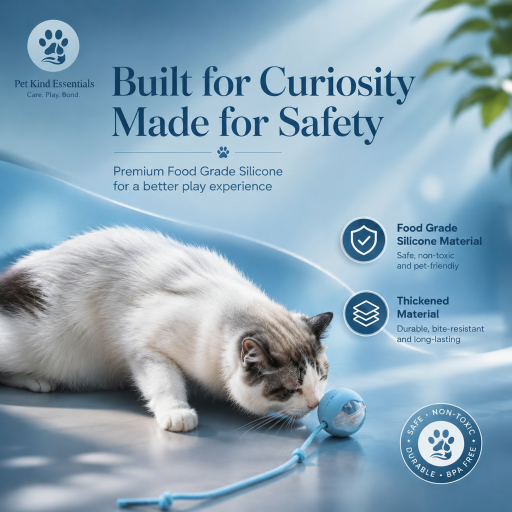 Pet Kind Essentials — Built for Curiosity Logo Fix